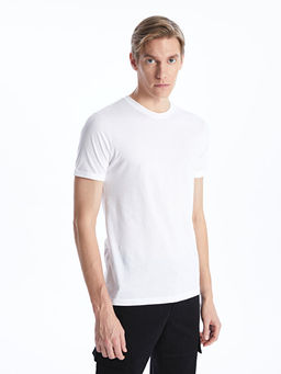 Bisiklet Yaka Penye Erkek Ti??rt