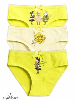 GULB3256/1(3шт. в упаковке) трусы для девочек