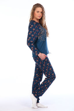 Женский домашний костюм с брюками и кофтой 146