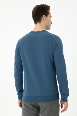 U. S. Polo Assn / Мужской базовый свитшот цвета индиго - U.s. polo assn фото 19