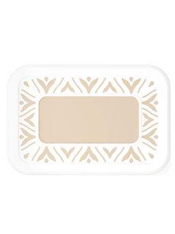 Набор банок для хранения сыпучих продуктов "Эстетика" прямоугольные (бело-бежевый) М8749 ,,