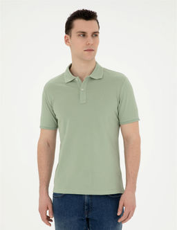 Ye_il Slim Fit Basic Ti__rt