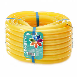 Шланг поливочный Д=3/4 (20м) односл. СЕМИЦВЕТИК в ассорт. арт. 6088 - Полимербыт фото 5