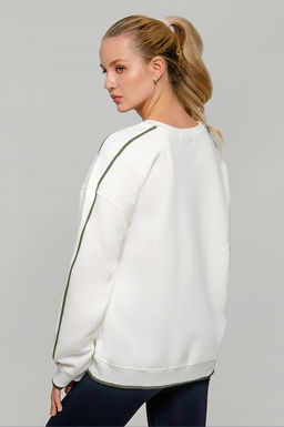 Арт. 15121 Свитшот женский 42-50 (5 шт) Цвет:молочный