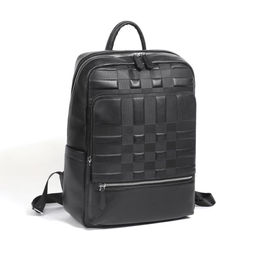 Рюкзак мужской, кожа, MIRONPAN 30283 Черный  фото 3