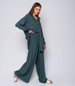 Костюм #ОБШ1342, серо-зелёный - Dommod фото 3