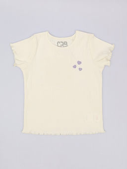 CRB wear / CSBG 64032-21-434 Футболка для девочки,экрю/Ex.Cherubino