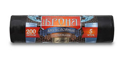 РОМАШКА мешки д/мусора 200л* 5шт в рулоне с завязками БРОНЯ