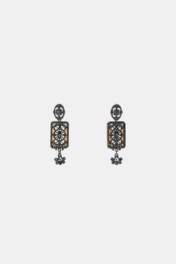 RHINESTONE PIECE EARRINGS - Zara фото 2