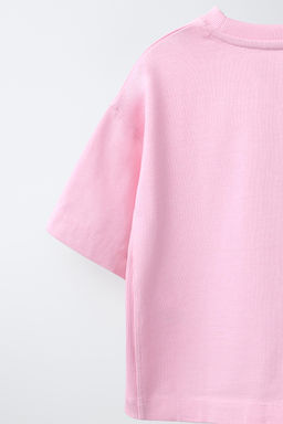 CAMISETA LISA HEAVY JERSEY / Rosa - Zara фото 4