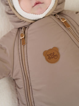 Комбинезон демисезонный с закрытой ножкой Латте 0+ - Bungly фото 5