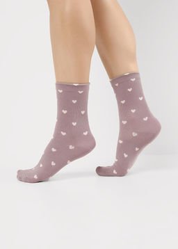 CLE Носки жен.Д2501 fashion база хл+эл св.бежевый - Clever wear фото 4