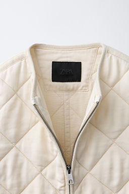 CAZADORA ACOLCHADA CREMALLERA / Crudo - Zara фото 8