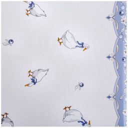 СКАТЕРТЬ ГУСИ 140*180 СМ. СЕРЫЙ, 100 - Lefard фото 4