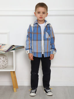 РБ014 Рубашка "Клео" (голубой)