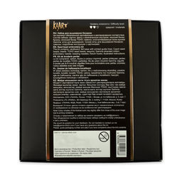 Klart набор для вышивания 10-503 Серьги круглые. Черно-белый орнамент 3.5 х 4 см