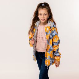 RODOS Куртка для девочки таслан демисезон М-196 (Астры) Жёлтый