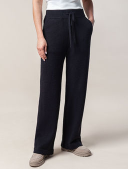 VILATTE / Прямые брюки из пряжи с кашемиром