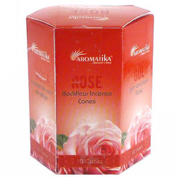 Благовония "пуля гексагон" Rose РОЗА ("стелющийся дым")