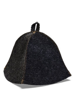 Шапка для бани вышивка "Любимый папа", темная