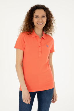 U. S. Polo Assn / Женская базовая футболка с цветком граната - U.s. polo assn фото 3