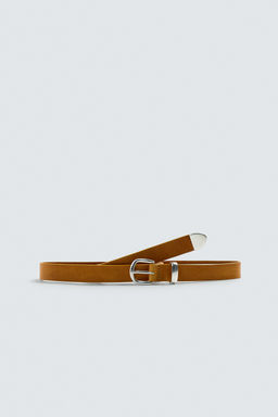 CINTUR?N PIEL / Mostaza - Zara фото 3