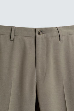 TEXTURED SUIT TROUSERS - Zara фото 7