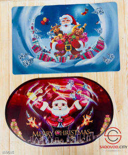 Новогодние сервировочные салфетки на стол