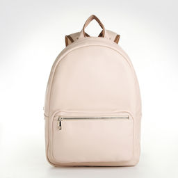 Рюкзак женский из искусственной кожи на молнии TEXTURA, цвет бежевый  фото 2