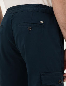Lacivert Regular Fit Kargo Pantolon
