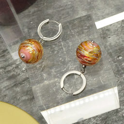 Серьги из муранского стекла