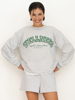 Свитшот WELLNESS свободного силуэта