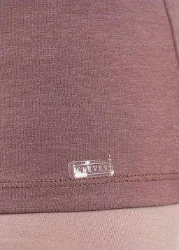 CLE LF650/1 Футболка жен. Новая ЧБ база св.коричневый - Clever wear фото 3