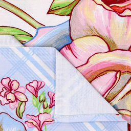 "Весенняя нежность" Скатерть-дорожка на стол 50х148см, хлопок "Премиум" 236г/м2, "Домашняя мода" (Россия)