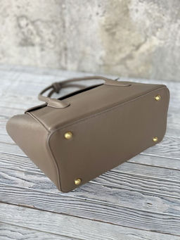 Женская кожаная сумка с клатчем 509286 Хаки