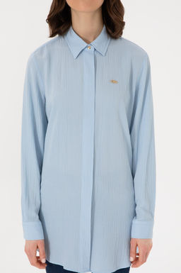 Kad_n A__k Mavi Uzun Kollu G_mlek - U.s. polo assn фото 6