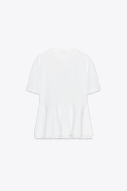 PEPLUM T-SHIRT - Zara фото 5
