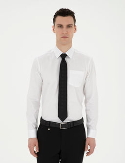 Beyaz Regular Fit Uzun Kollu Basic G_mlek - Pierre cardin фото 8