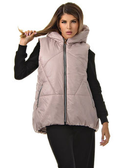 Утепленный жилет oversize - А+б коллекция фото 53