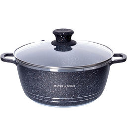 29817 Кастрюля литой алюминий 3,6 л 24см МВ (х8)