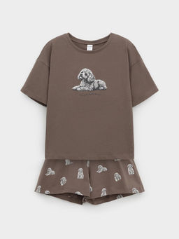 МП 1658/капучино 1312 Н090.1 пижама для дев - Crockid фото 3