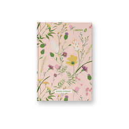 Светоч Бизнес-блокнот, матов.ламинация + выбор.лак, ББ244 A6 64 л. 4 шт. клетка Летняя акварель 01657