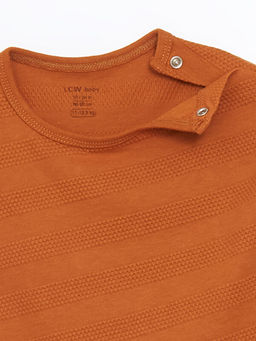 Bisiklet Yaka Basic Erkek Bebek Tulum