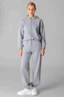 Арт. 2545 Костюм женский с брюками 44-50 (4 шт) Цвет:серый меланж