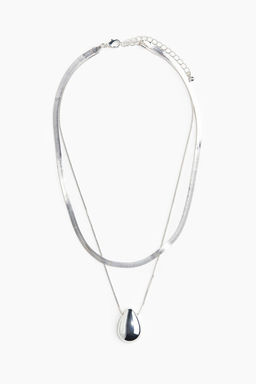 Collar de dos vueltas con colgante