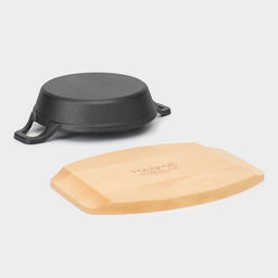 Сковорода Magma «Далат», 25×18×4 см, с ручками, чугун, чёрная