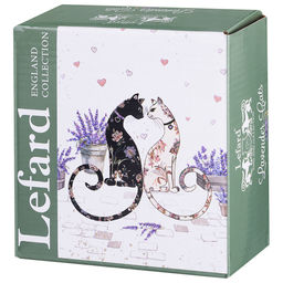 НАБОР РОЗЕТОК LEFARD ЛАВАНДОВЫЕ КОТЫ 2 ШТ. 11*3,5 СМ (КОР=36НАБ.)  фото 4