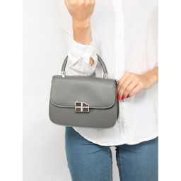 Сумка женская искусственная кожа Ch&K-9531, 1отд, плечевой ремень, серый SALE 257599 - Adelia фото 5