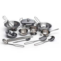 Набор детской посуды "Шеф поварёнок" в контейнере