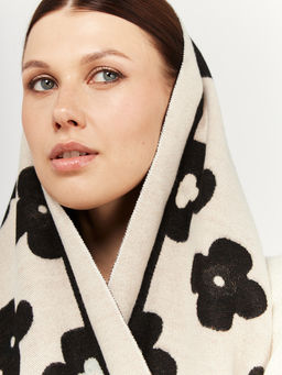 в составе ШЕРСТЬ и КАШЕМИР Большой, мягкий, теплый двусторонний палантин - Tantino фото 3